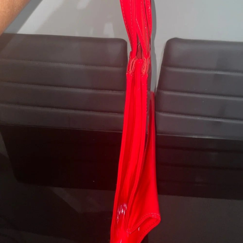 Medium Red Patent Telfar Bag - Picture 5 of 10